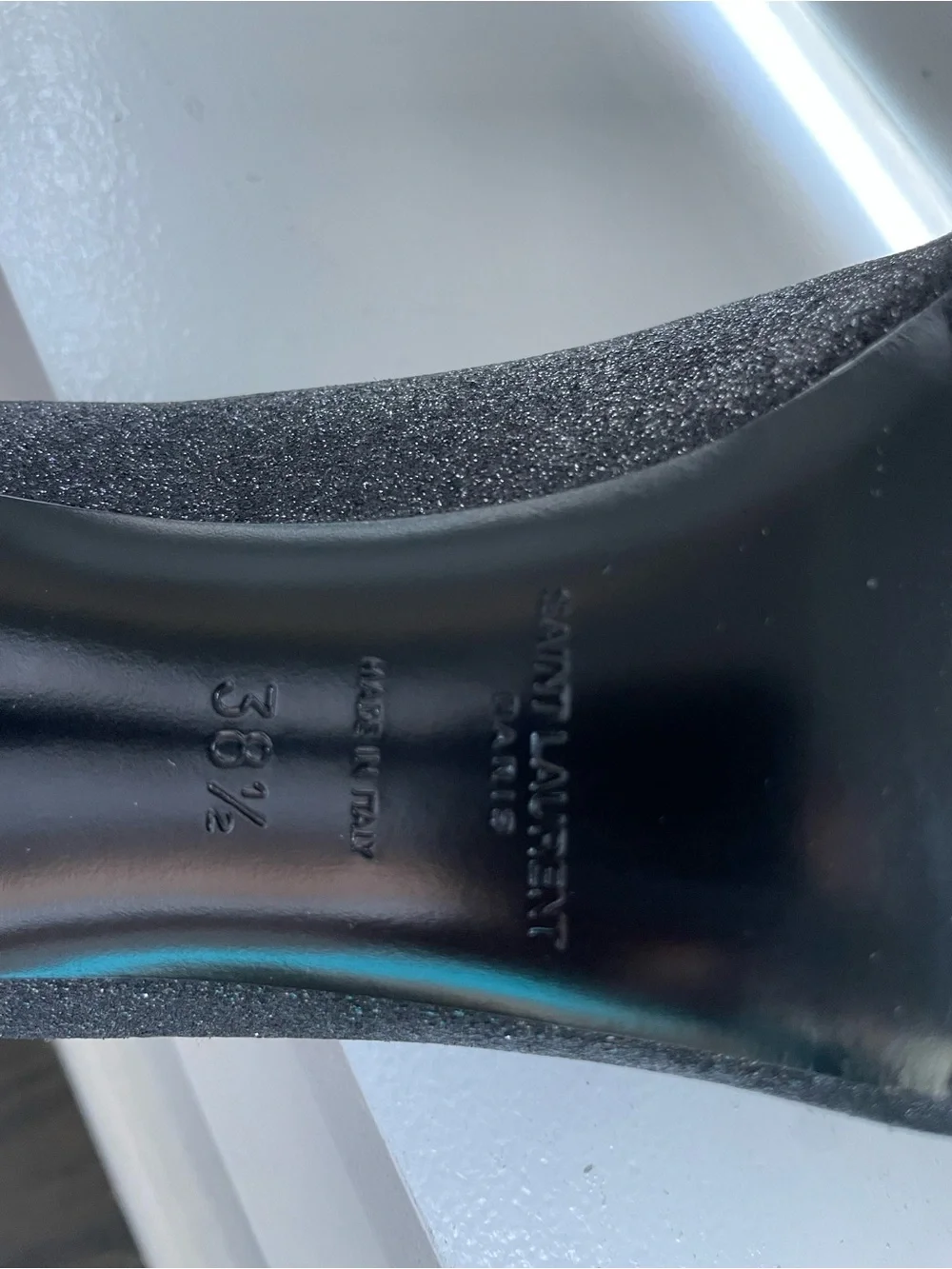 Saint Laurent Black Pointed-Toe Stiletto Heel - Picture 8 of 9
